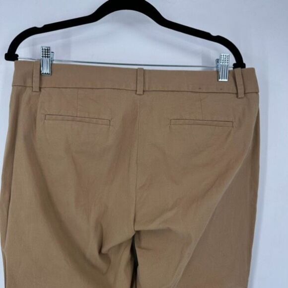 J. Crew women’s City Fit Broken-In Chino Bootcut Pants Size 10 Short Tan - Picture 10 of 11